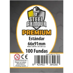 100 Fundas Steel Armour Premium 64×89 mm de 90 micras